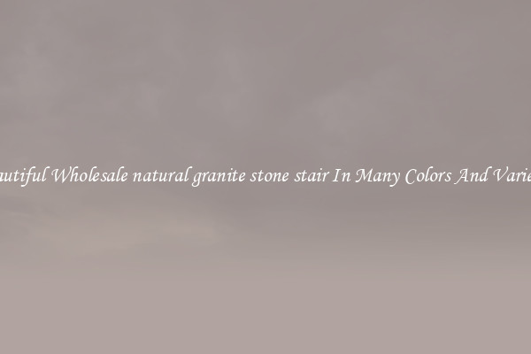 Beautiful Wholesale natural granite stone stair In Many Colors And Varieties