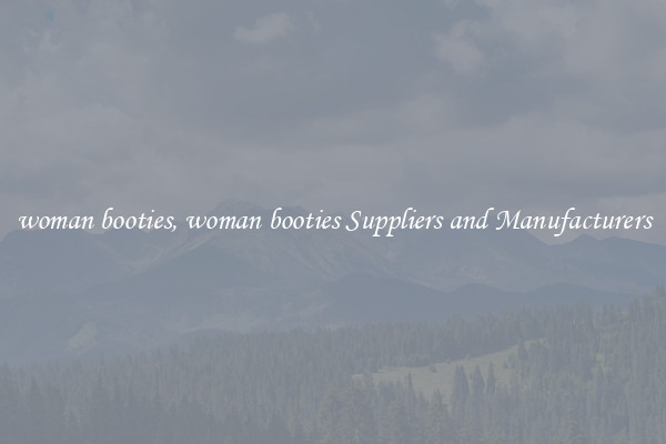 woman booties, woman booties Suppliers and Manufacturers
