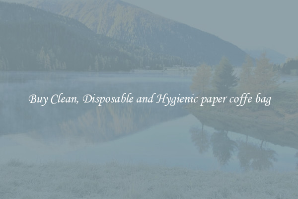 Buy Clean, Disposable and Hygienic paper coffe bag