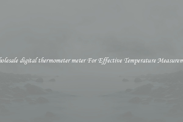 Wholesale digital thermometer meter For Effective Temperature Measurement