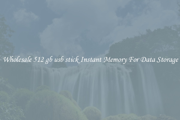 Wholesale 512 gb usb stick Instant Memory For Data Storage