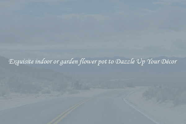 Exquisite indoor or garden flower pot to Dazzle Up Your Décor 