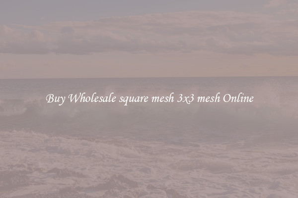 Buy Wholesale square mesh 3x3 mesh Online