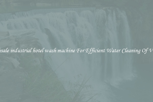 Wholesale industrial hotel wash machine For Efficient Water Cleaning Of Vehicles