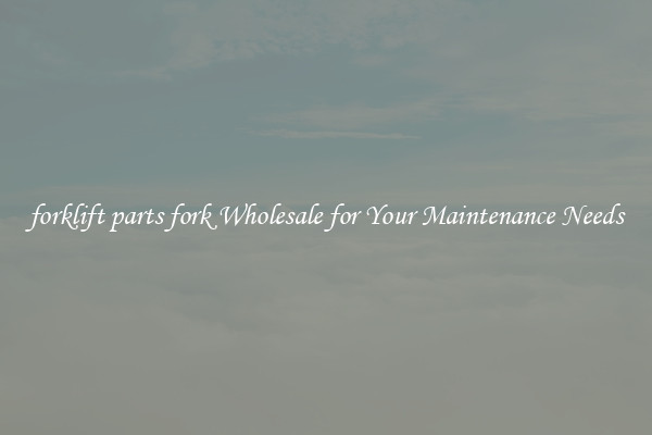forklift parts fork Wholesale for Your Maintenance Needs