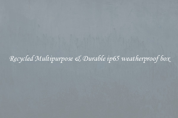 Recycled Multipurpose & Durable ip65 weatherproof box