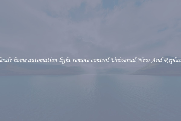 Wholesale home automation light remote control Universal New And Replacement