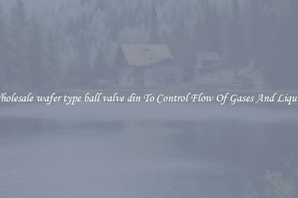 Wholesale wafer type ball valve din To Control Flow Of Gases And Liquids